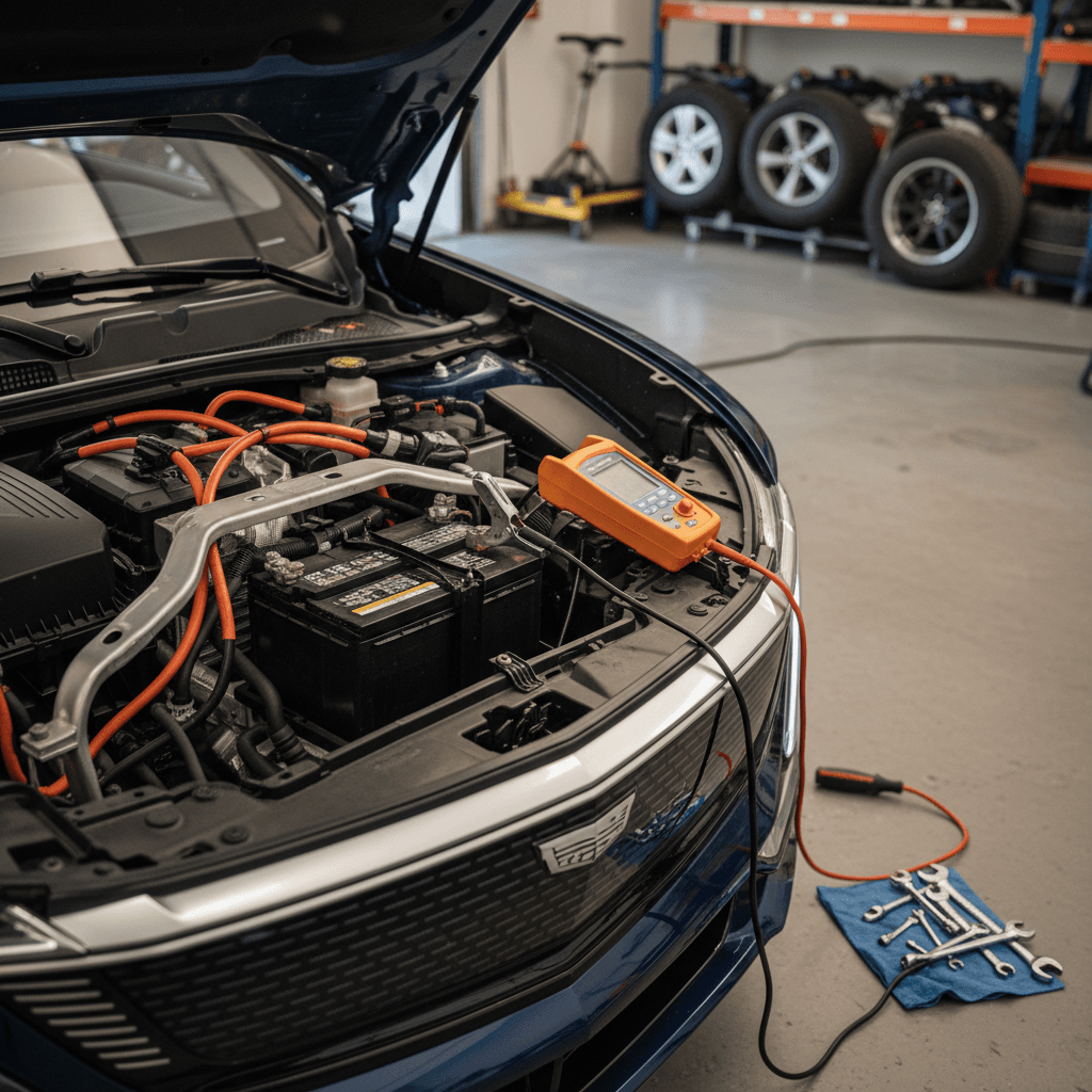Cadillac Lyriq 12V Battery Replacement: Costs, Symptoms & Fixes