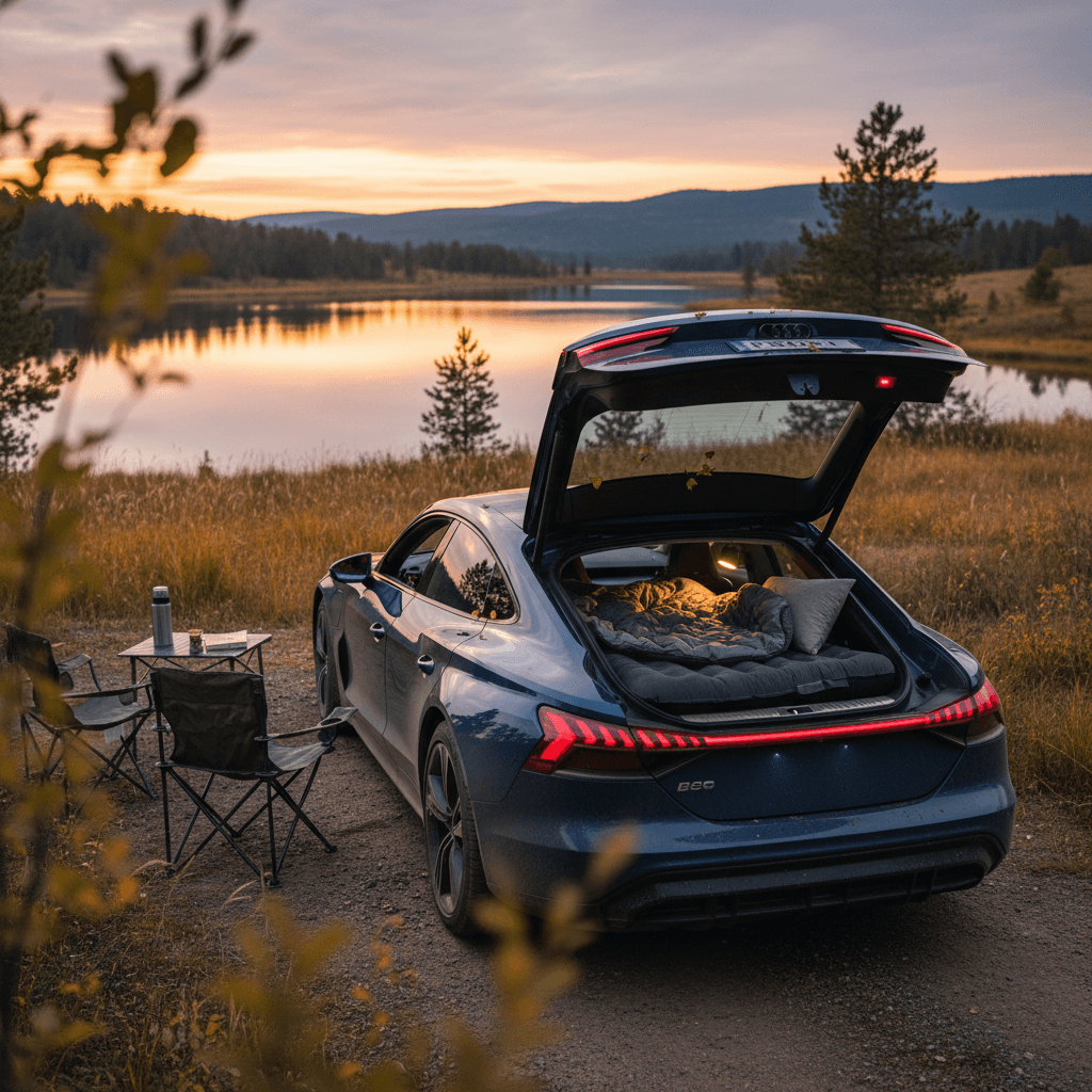 Can You Sleep in an Audi e-tron GT? Practical Guide to Roadside Camping