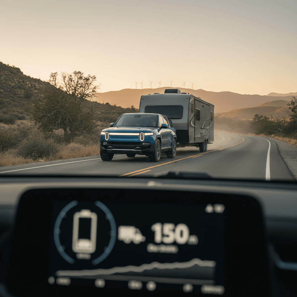 Rivian R1S Towing Capacity and Real-World Range Loss Guide