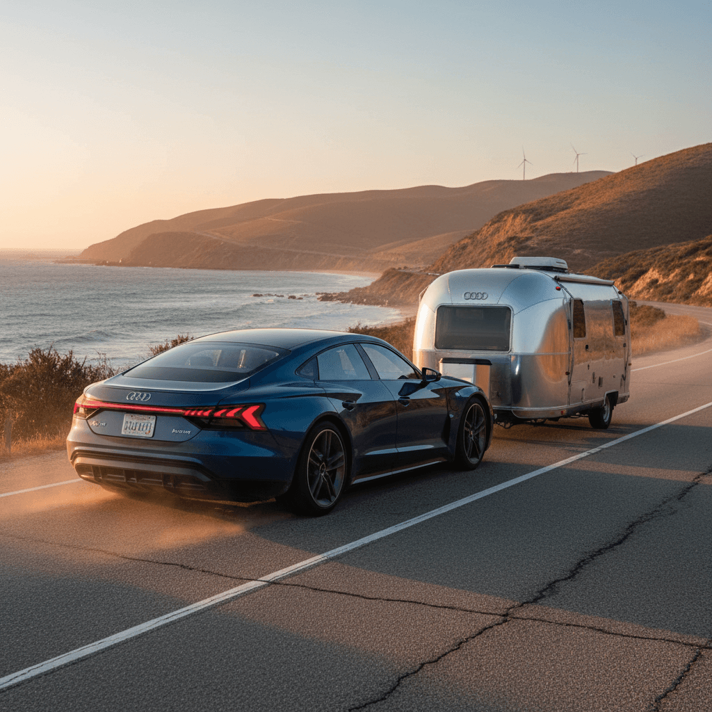 Audi e-tron GT Towing Capacity and Real-World Range Loss