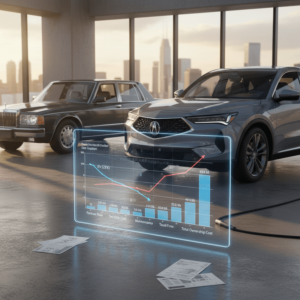 Acura ZDX Total Cost vs Gas Car Equivalent: Ownership Cost Breakdown