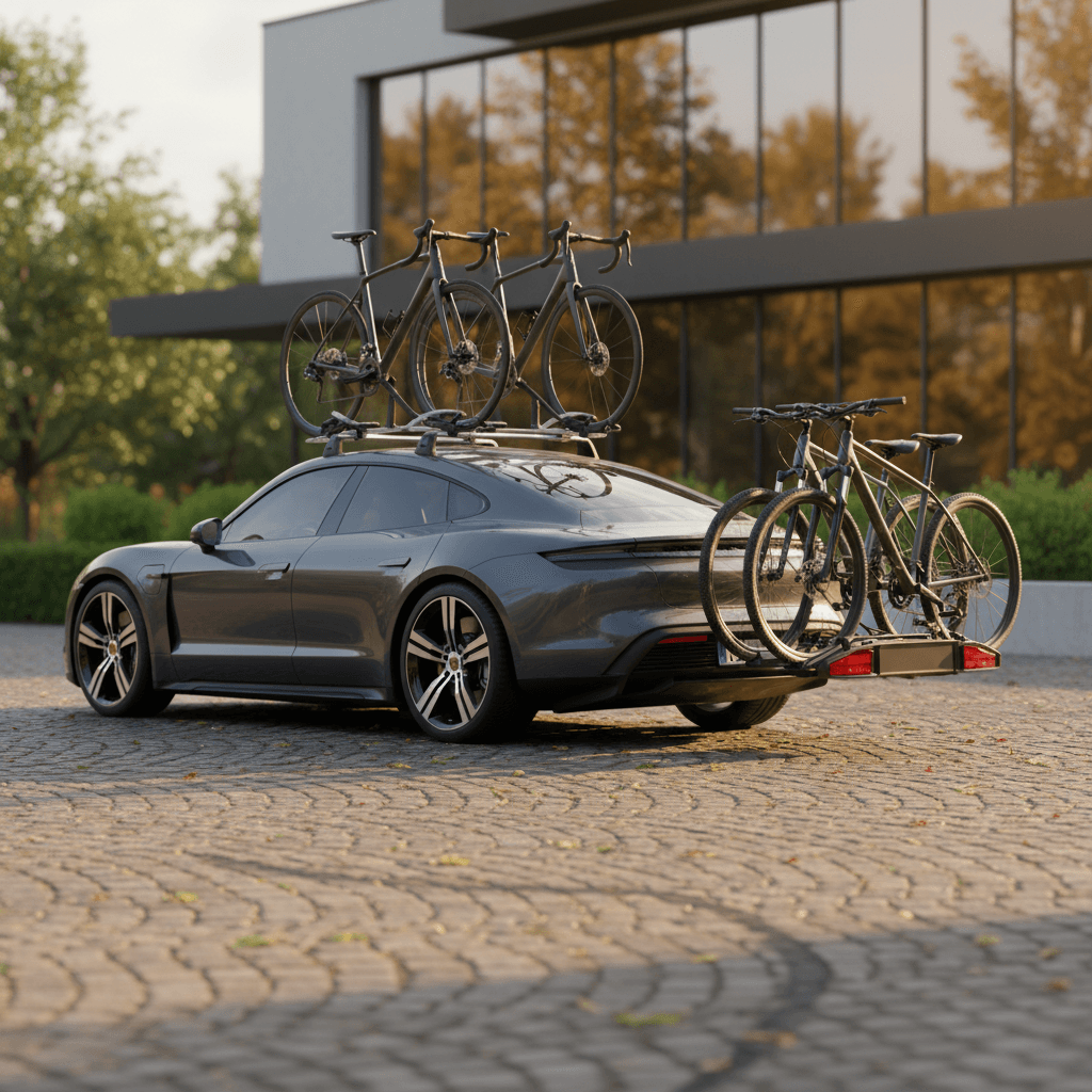 Porsche Taycan Bike Rack Options: Roof, Rear & Tow Solutions