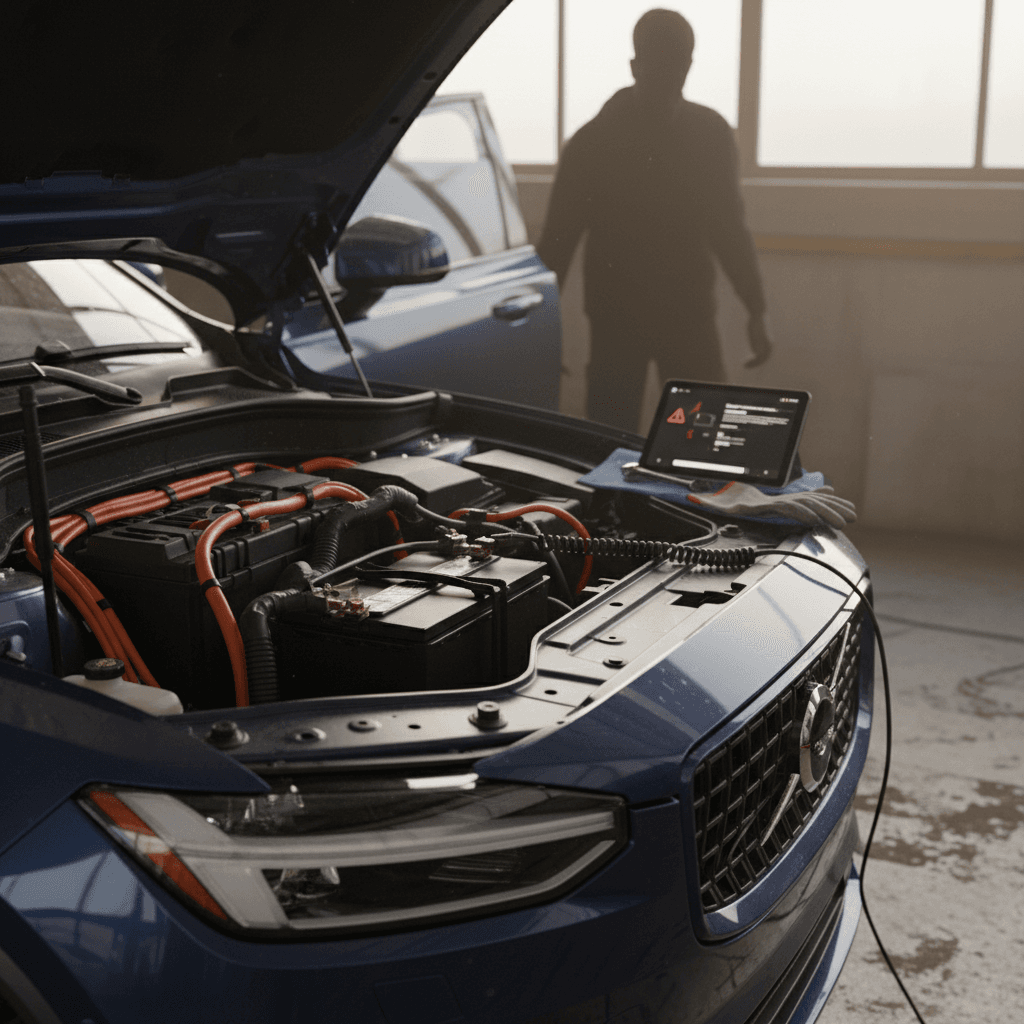 Volvo EX90 12V Battery Replacement: Costs, Warnings & What To Do