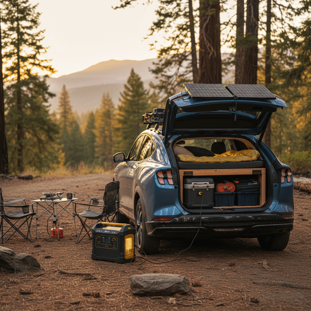 Ford Mustang Mach-E Camping Setup Guide: Sleep, Store, and Power Your Trip