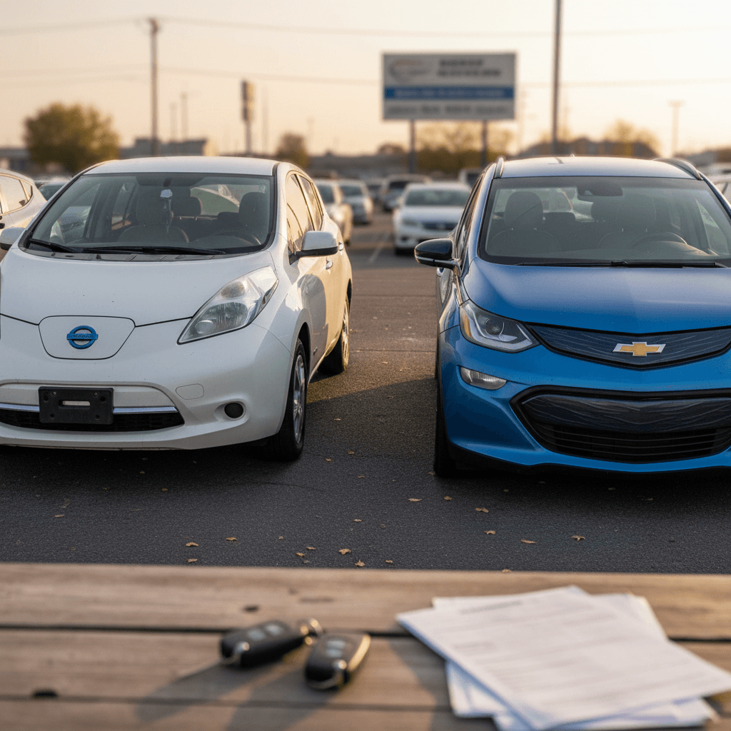 $20,000 Nissan Leaf vs $20,000 Chevy Bolt: Which Used EV Is Better?