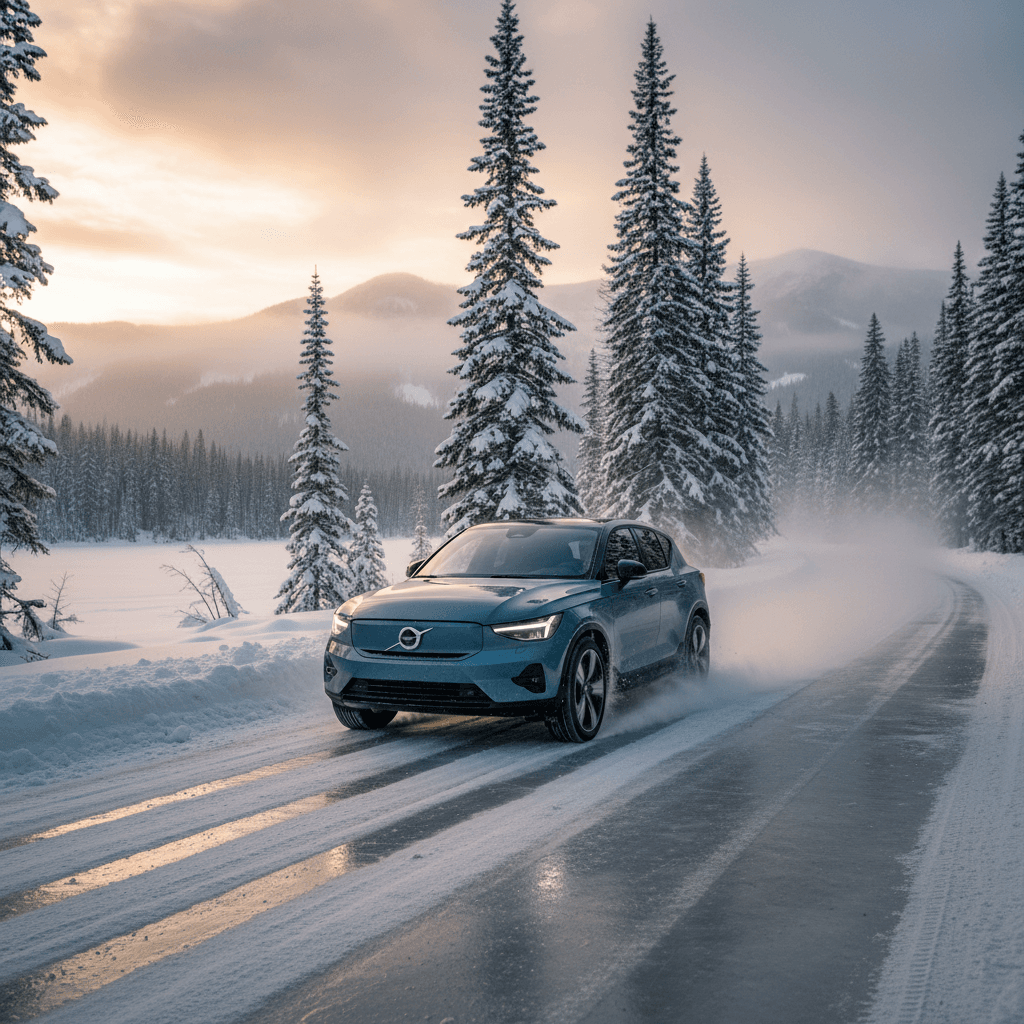 Is the Volvo C40 Recharge Good in Snow and Ice? Complete Winter Guide