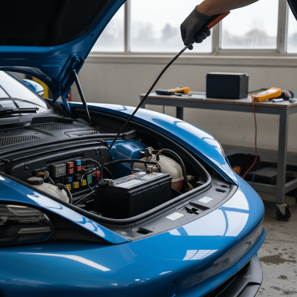Porsche Taycan 12V Battery Replacement: Costs, Risks, and When to DIY