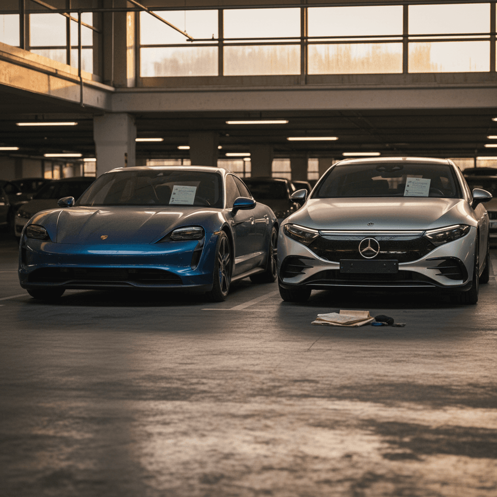 Used Porsche Taycan vs Mercedes EQE: 2026 Comparison Guide