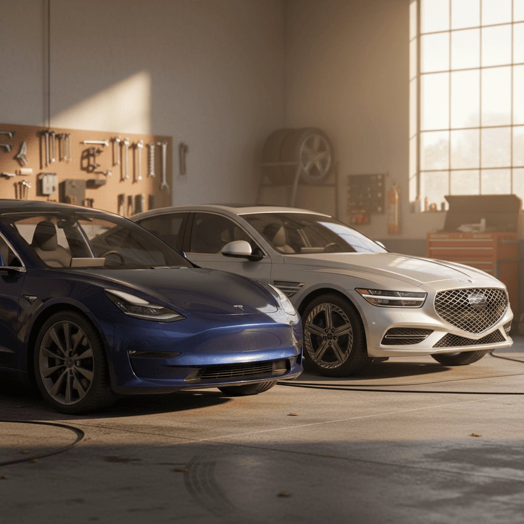 Used Tesla Model 3 vs Genesis Electrified G80: 2026 Buyer’s Comparison