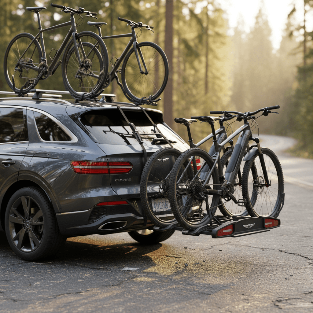 Genesis GV70 Electrified Bike Rack Options: Hitch, Roof & Trunk Guide