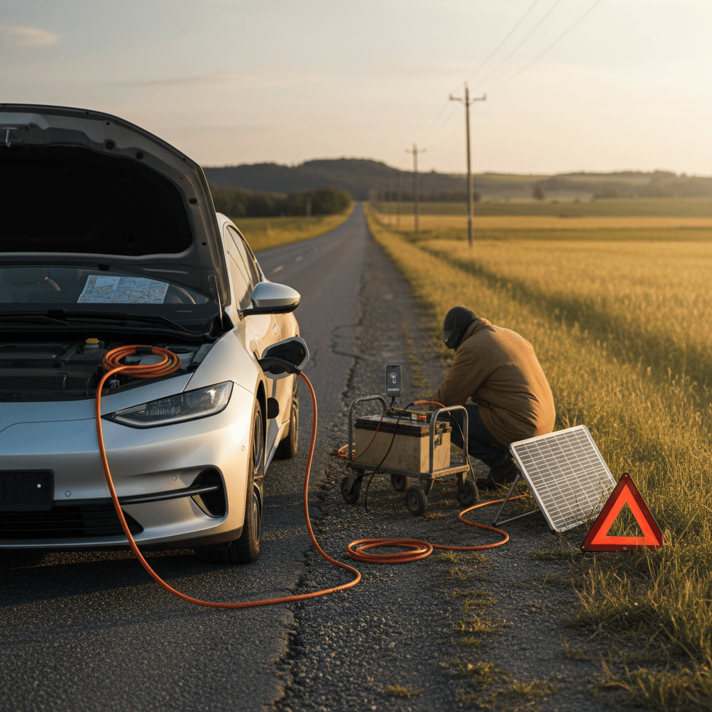 Roadside Electric Car Charging: Emergency Options, Costs & Prep (2025)