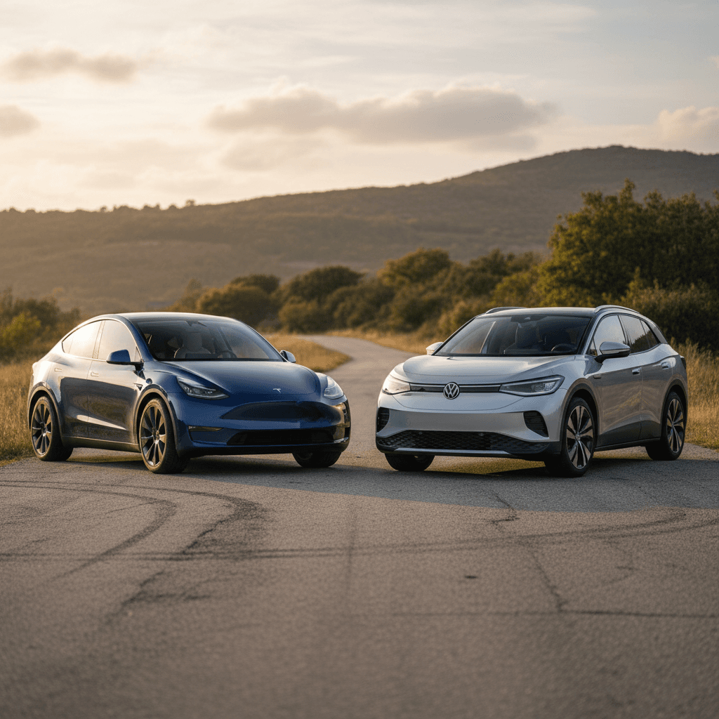 Amazing Tesla Model 3 Vs Volkswagen Id 4 Photos