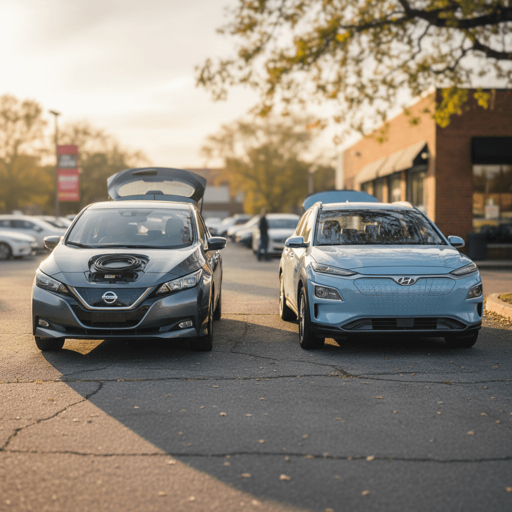 Used Nissan Leaf vs Hyundai Kona Electric: 2026 Buyer’s Comparison