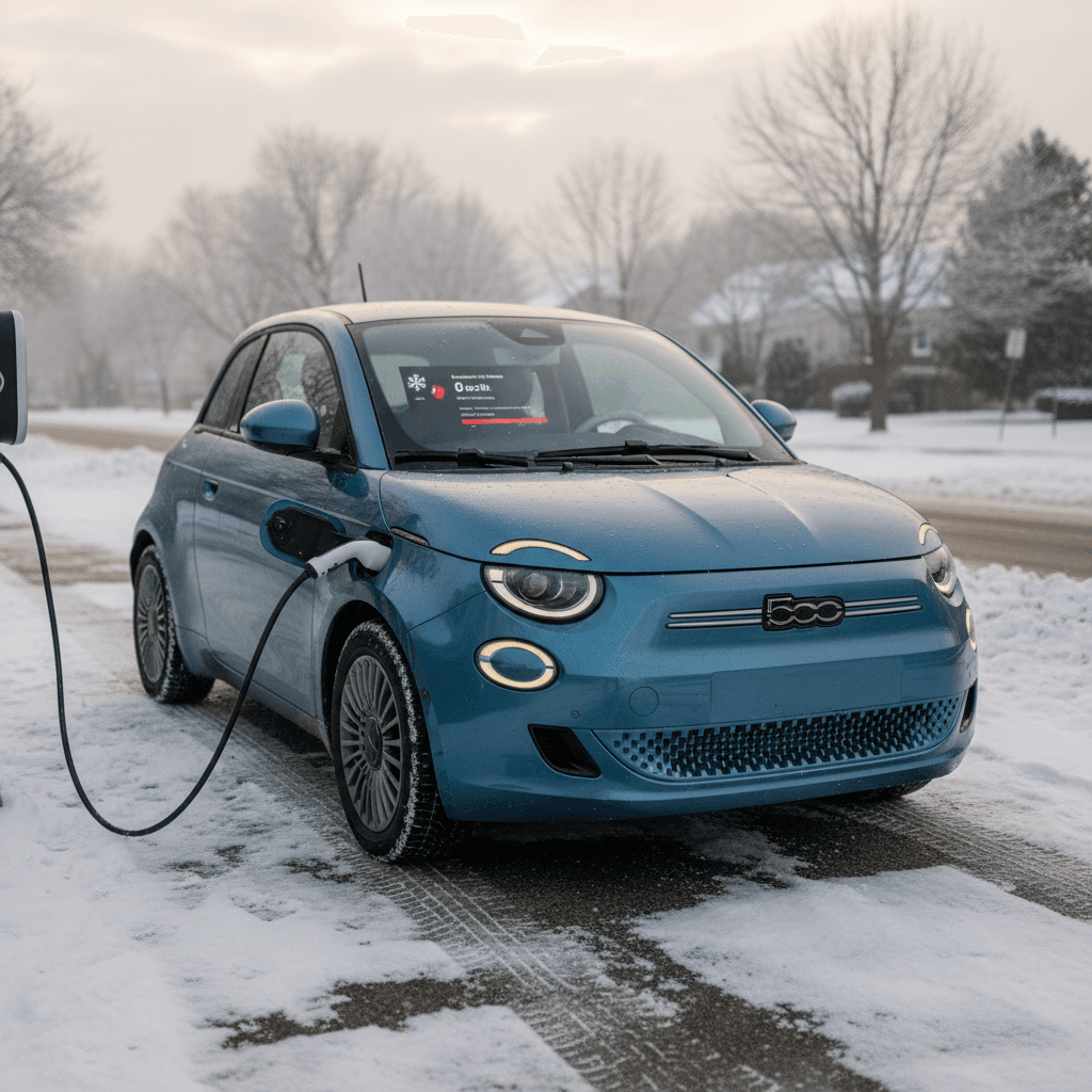 Fiat 500e Winter Range Loss: What Percentage of Range You Really Lose