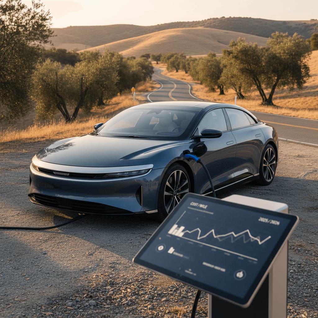 Lucid Air Cost Per Mile to Drive: Real-World 2025–2026 Guide