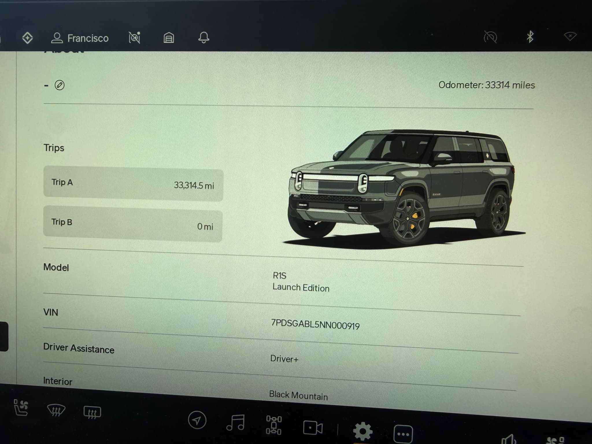 2022 Rivian R1S view 9