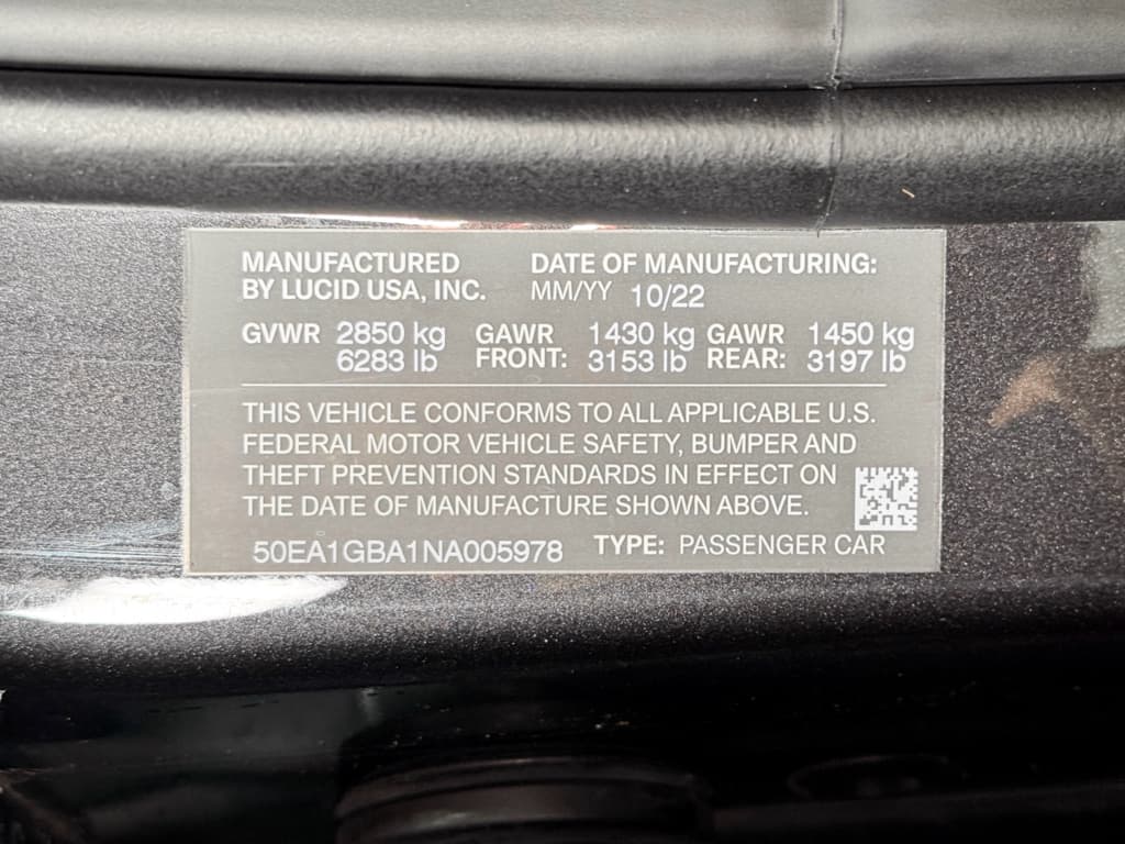2022 Lucid Air view 31