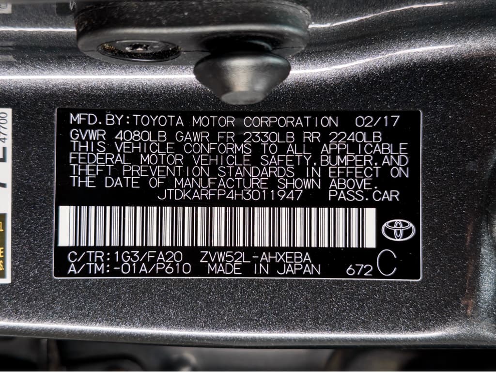 2017 Toyota Prius Prime view 27