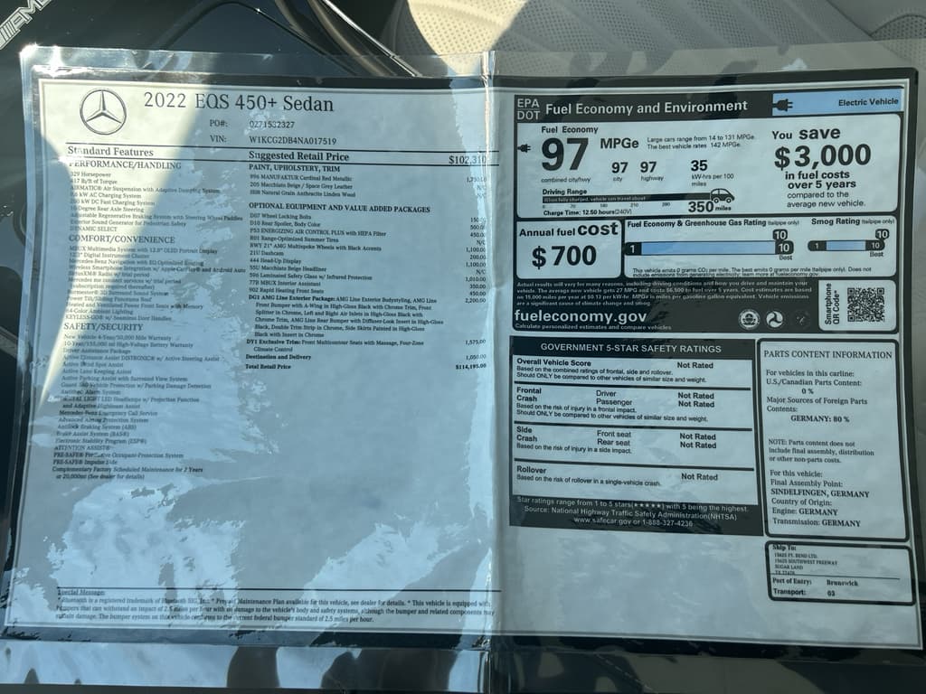 2022 Mercedes-Benz EQS view 18