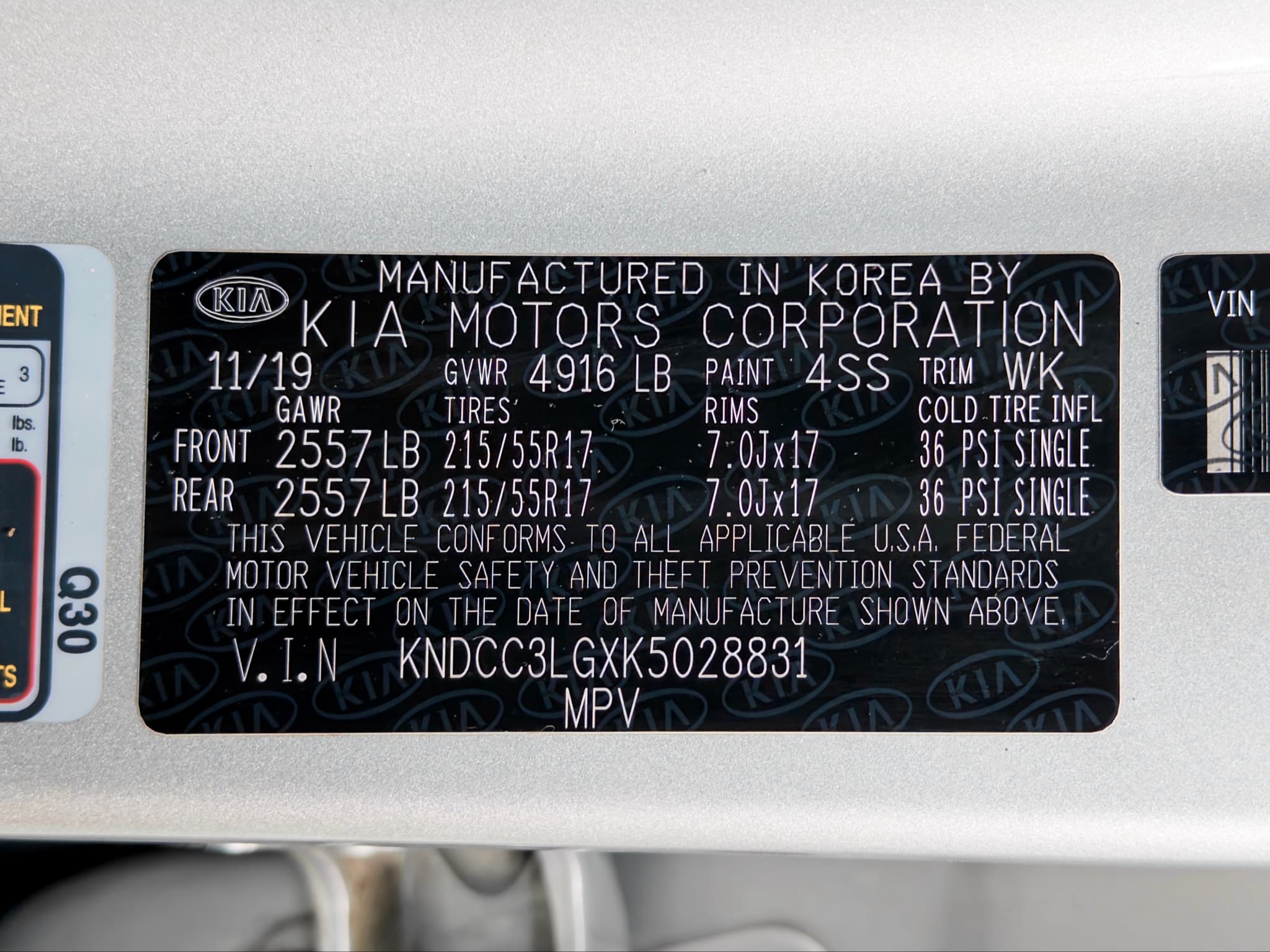 2019 Kia Niro EV view 26