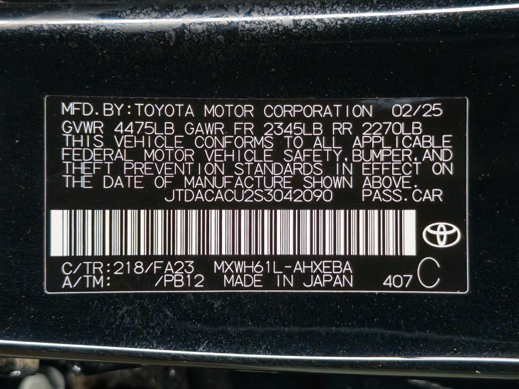 2025 Toyota Prius Prime view 25