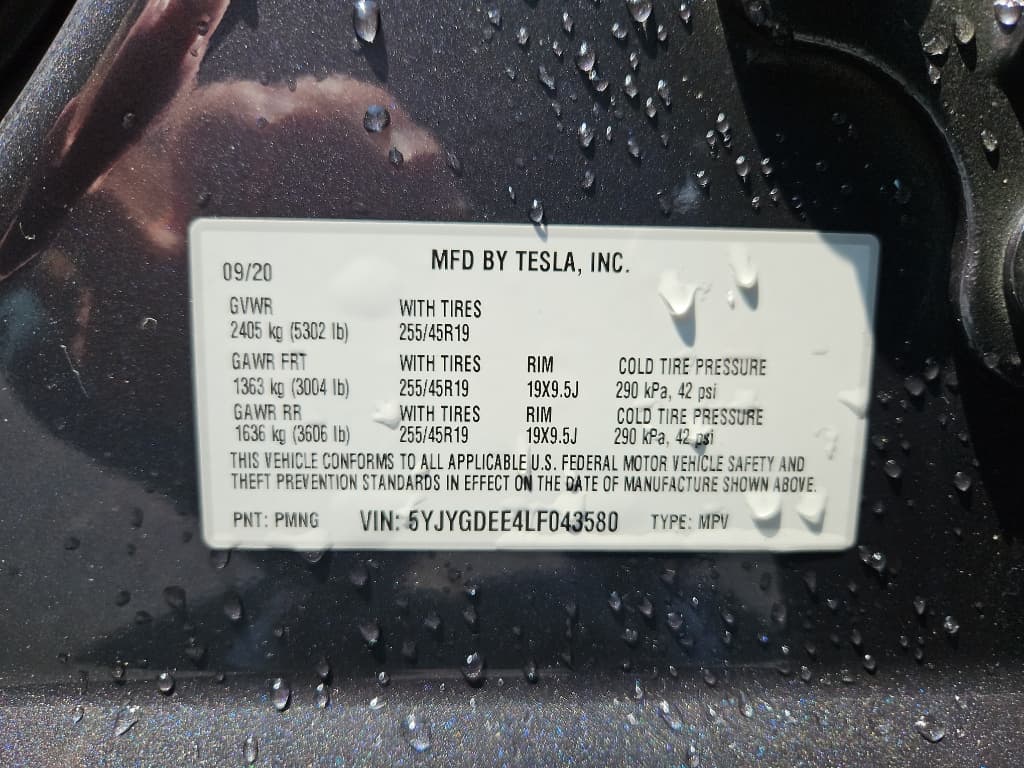 2020 Tesla Model Y view 21