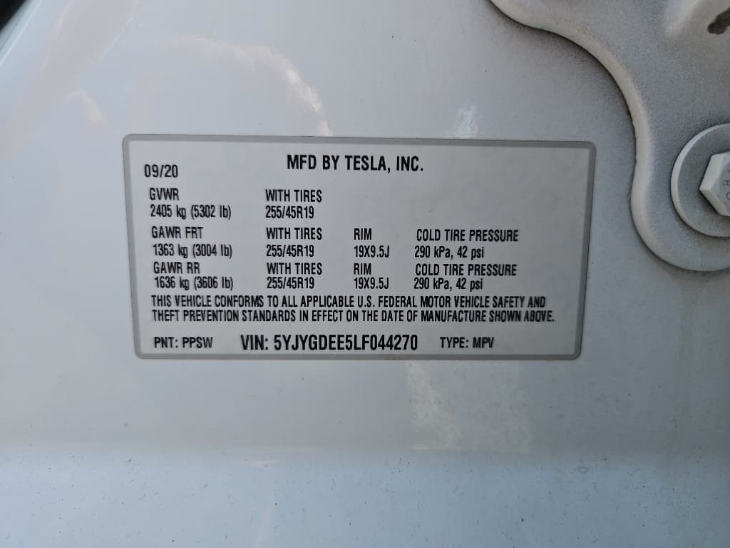 2020 Tesla Model Y view 22
