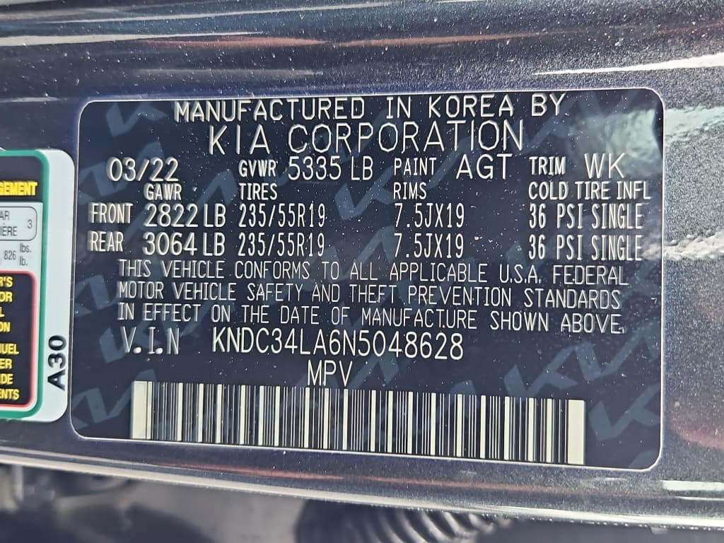 2022 Kia EV6 view 30