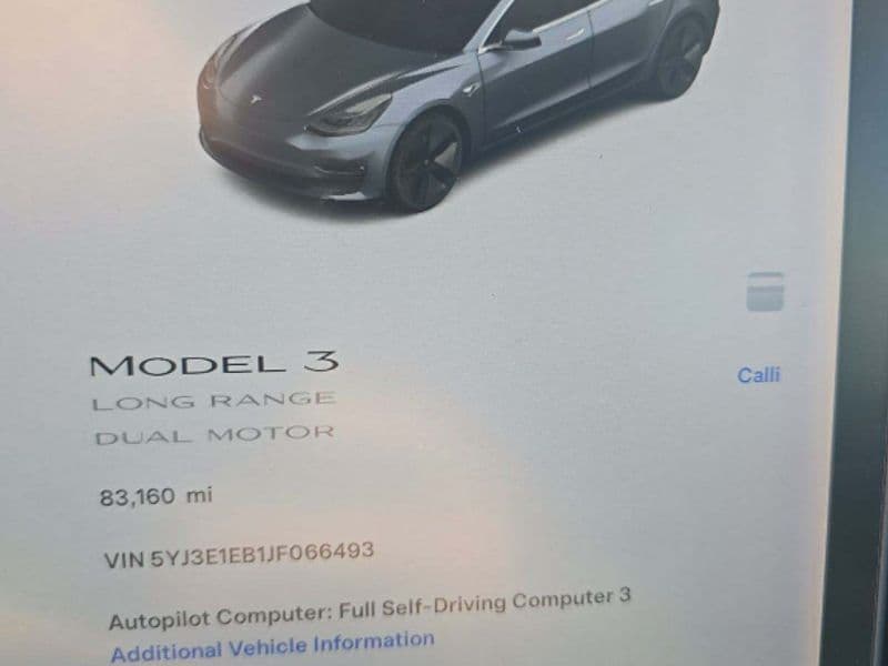 2018 Tesla Model 3 view 6