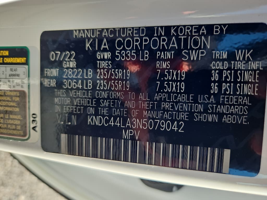 2022 Kia EV6 view 26