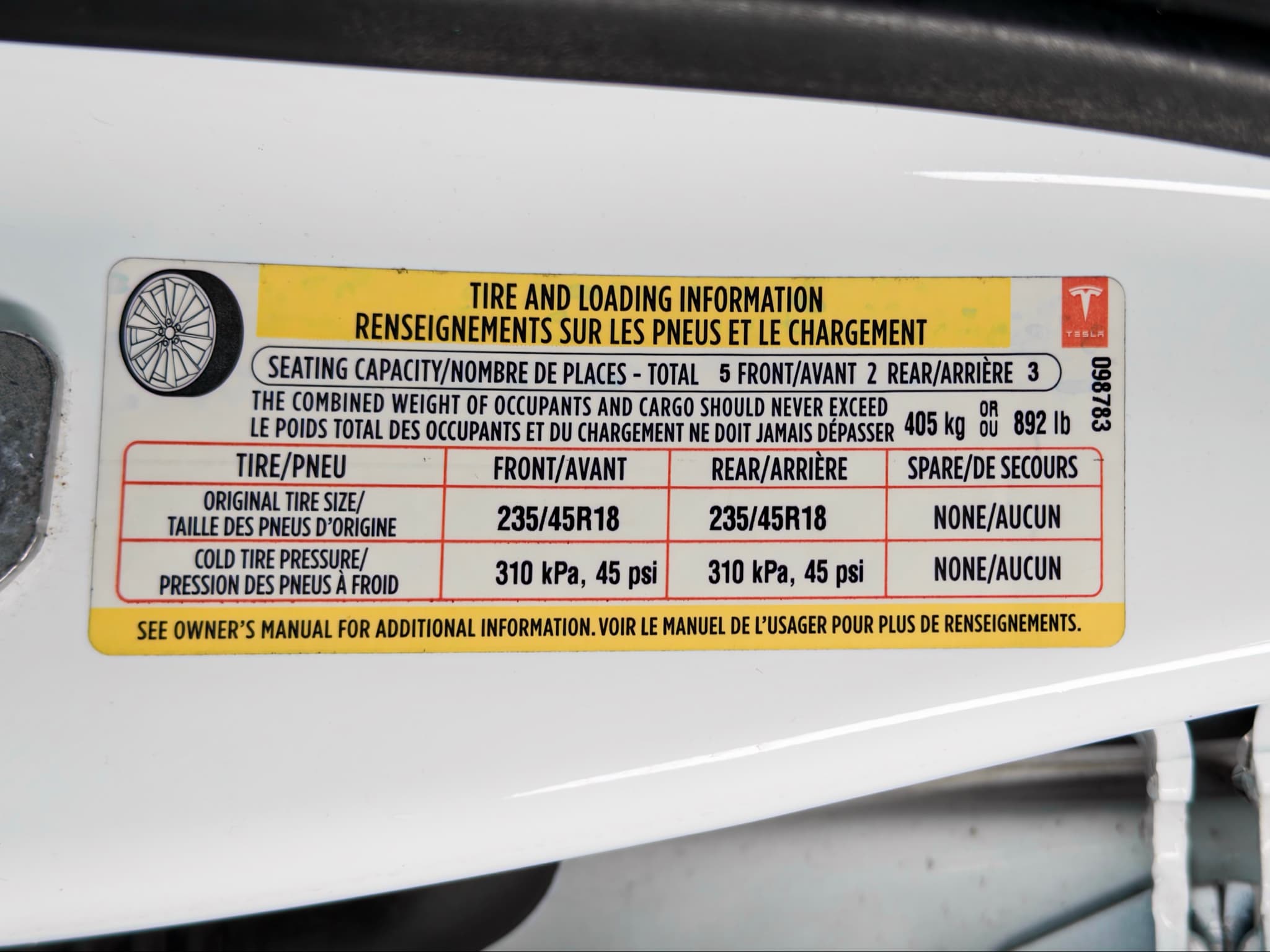 2018 Tesla Model 3 view 30