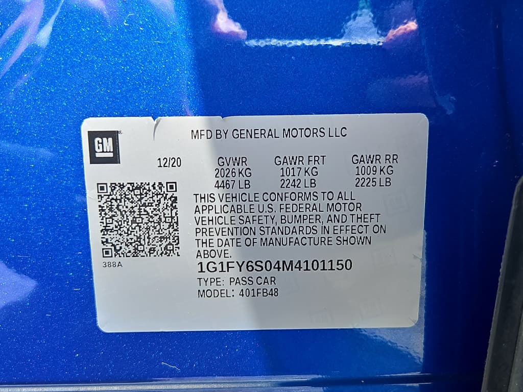 2021 Chevrolet Bolt EV view 18