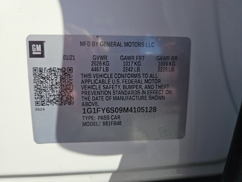2021 Chevrolet Bolt EV view 23