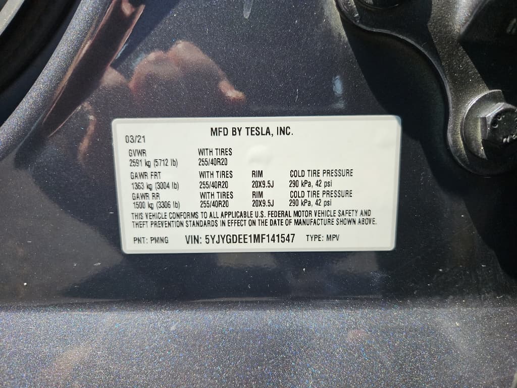2021 Tesla Model Y view 18