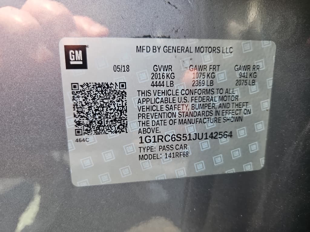 2018 Chevrolet Volt view 22