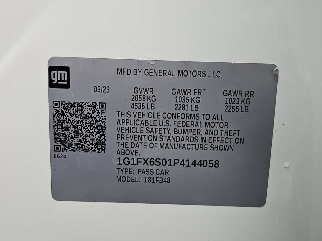 2023 Chevrolet Bolt EV view 23