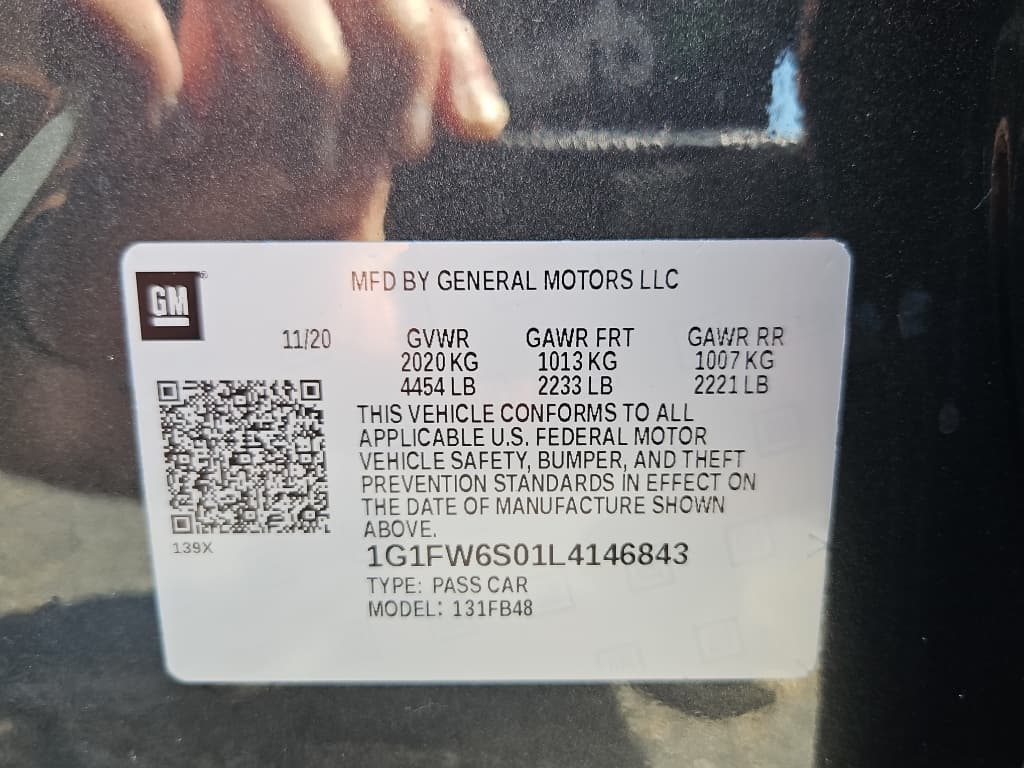 2020 Chevrolet Bolt EV view 22