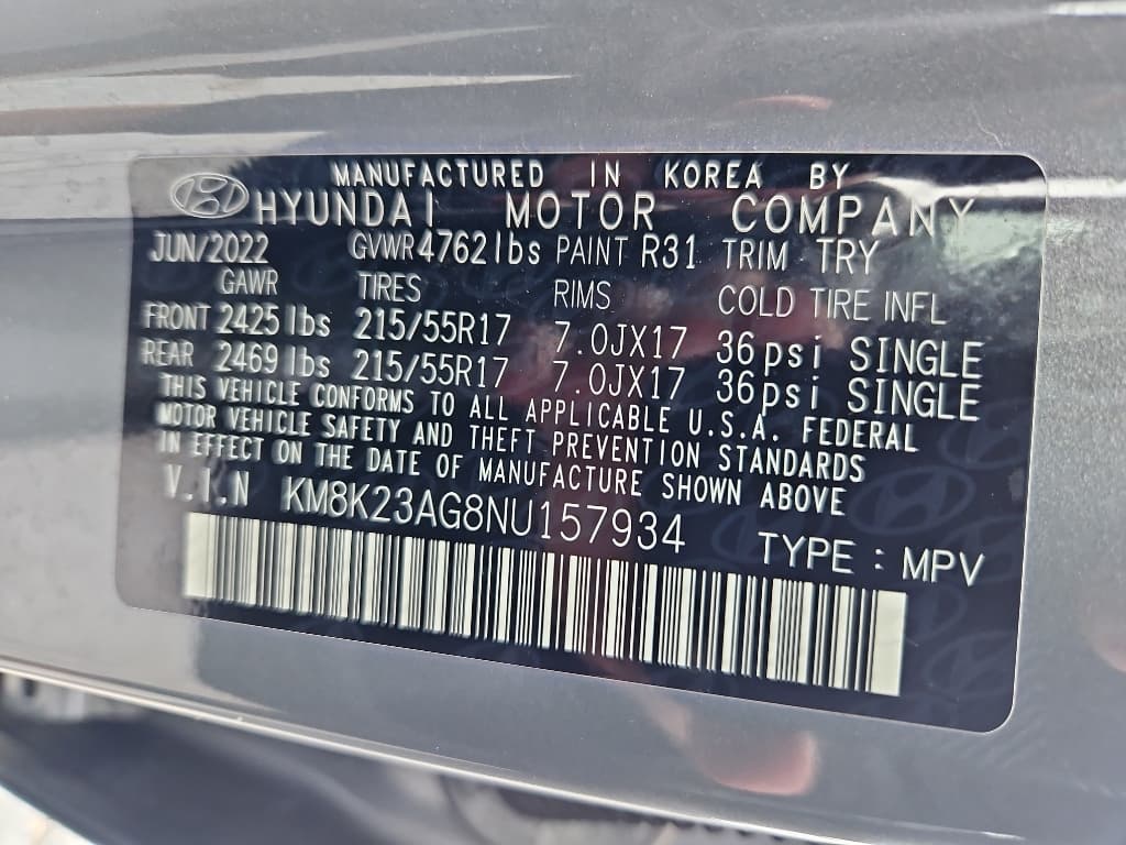 2022 Hyundai Kona EV view 24