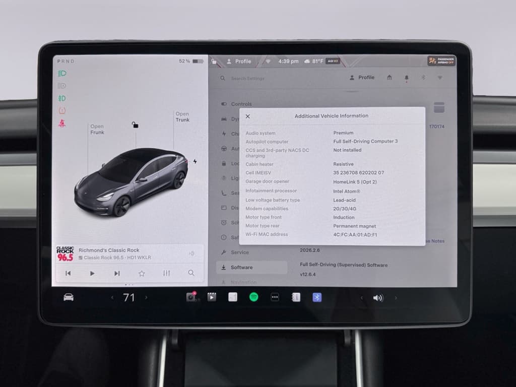 2018 Tesla Model 3 view 12
