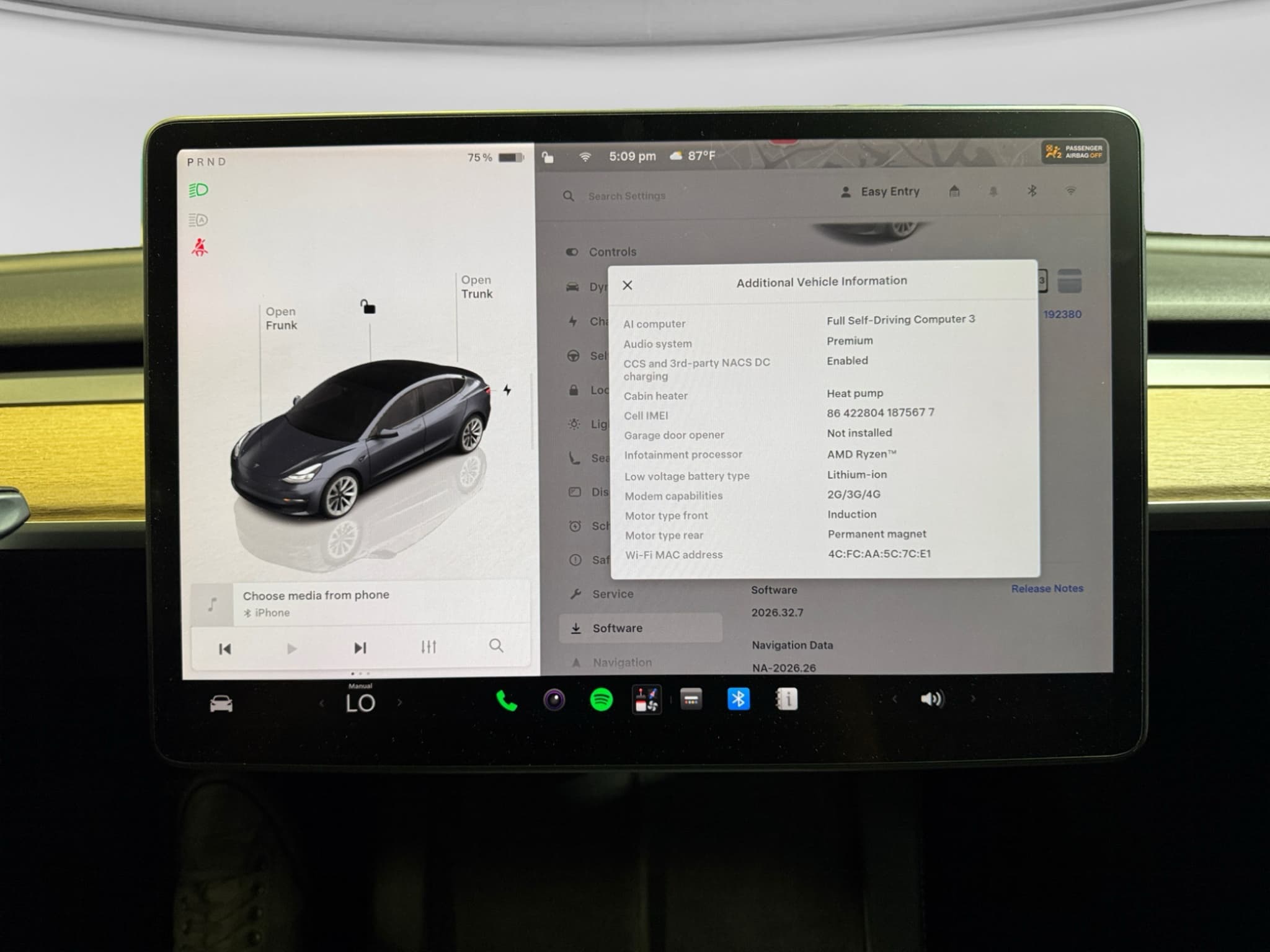 2022 Tesla Model 3 view 12