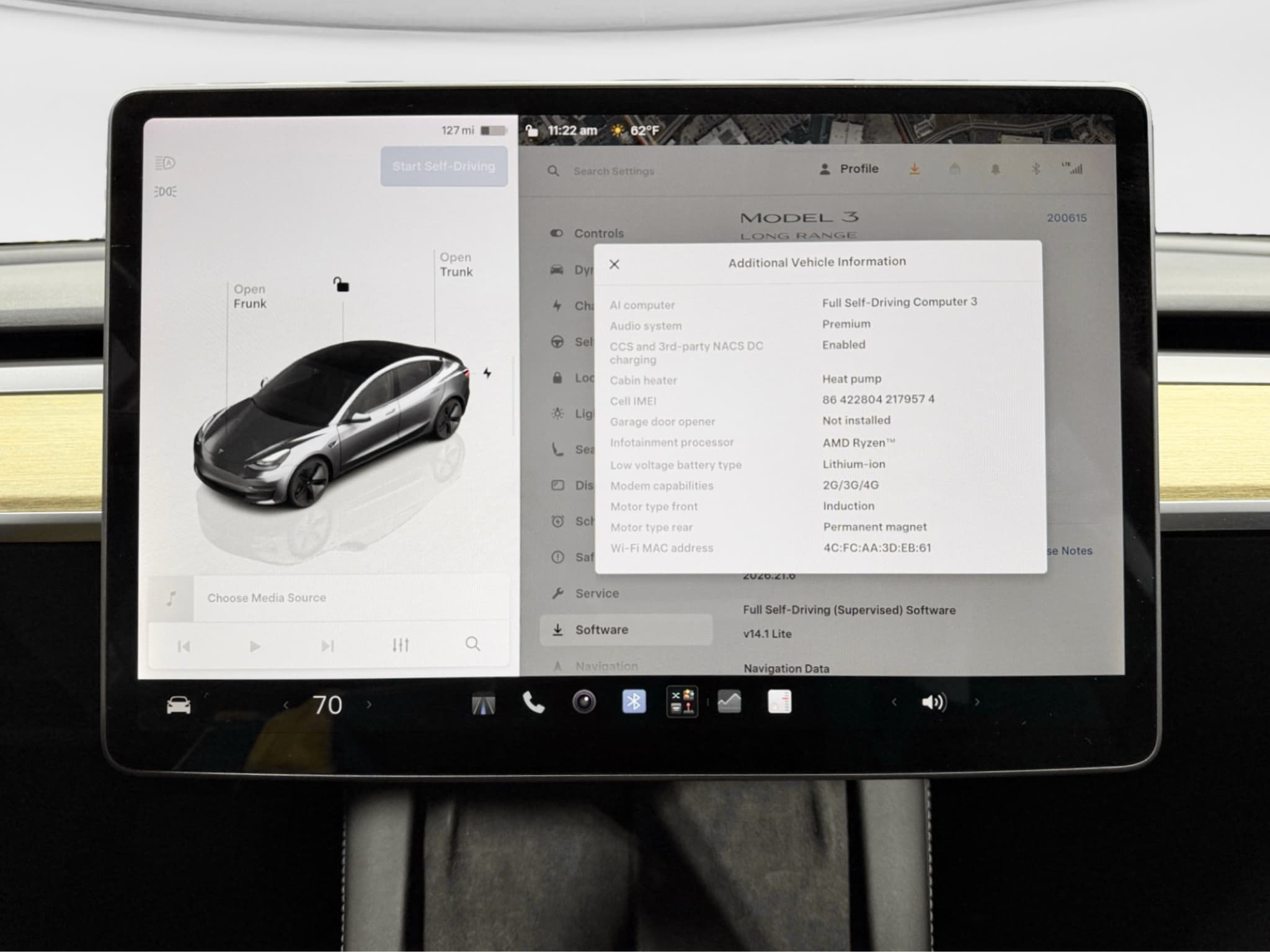 2022 Tesla Model 3 view 12