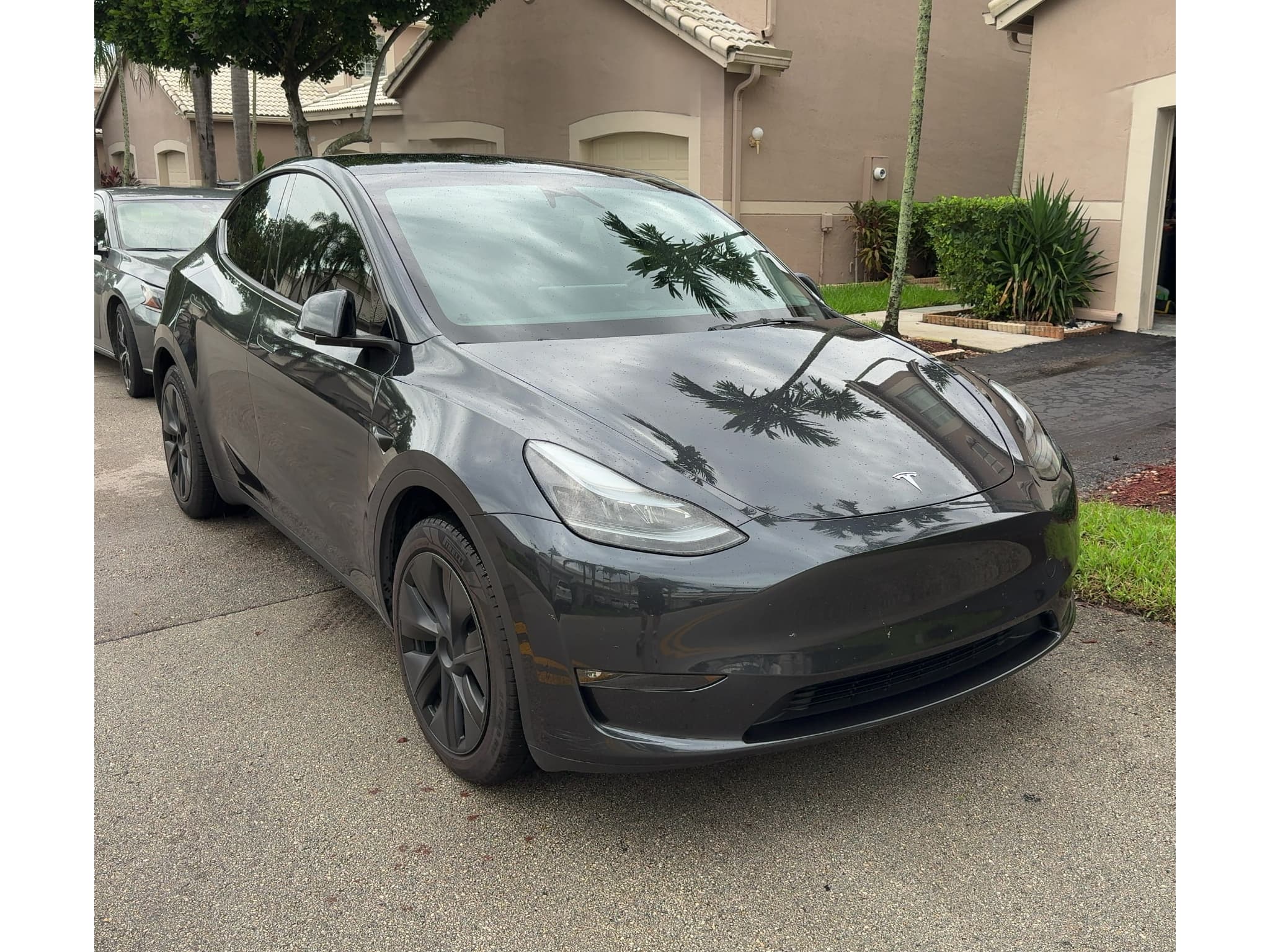 2025 Tesla Model Y view 3