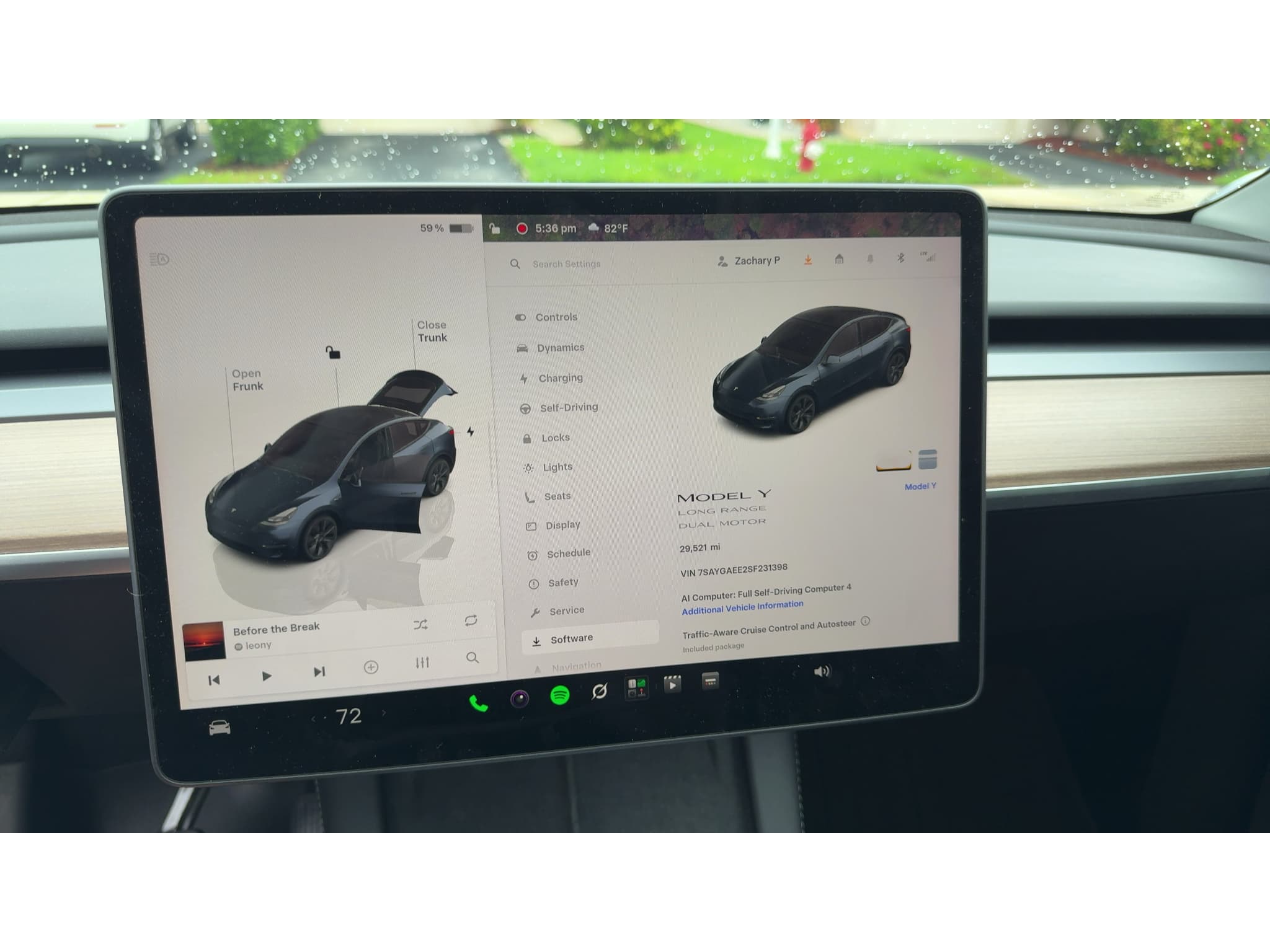2025 Tesla Model Y view 9
