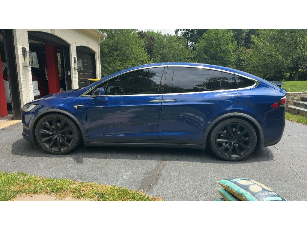 2020 Tesla Model X view 2