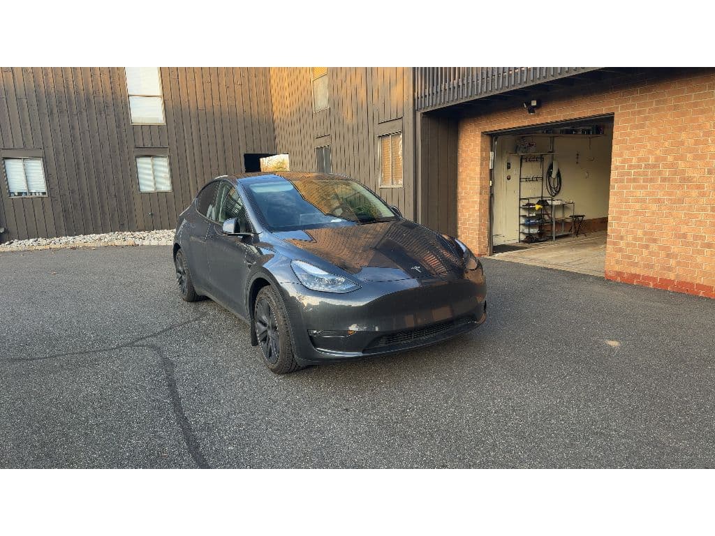 2025 Tesla Model Y view 2