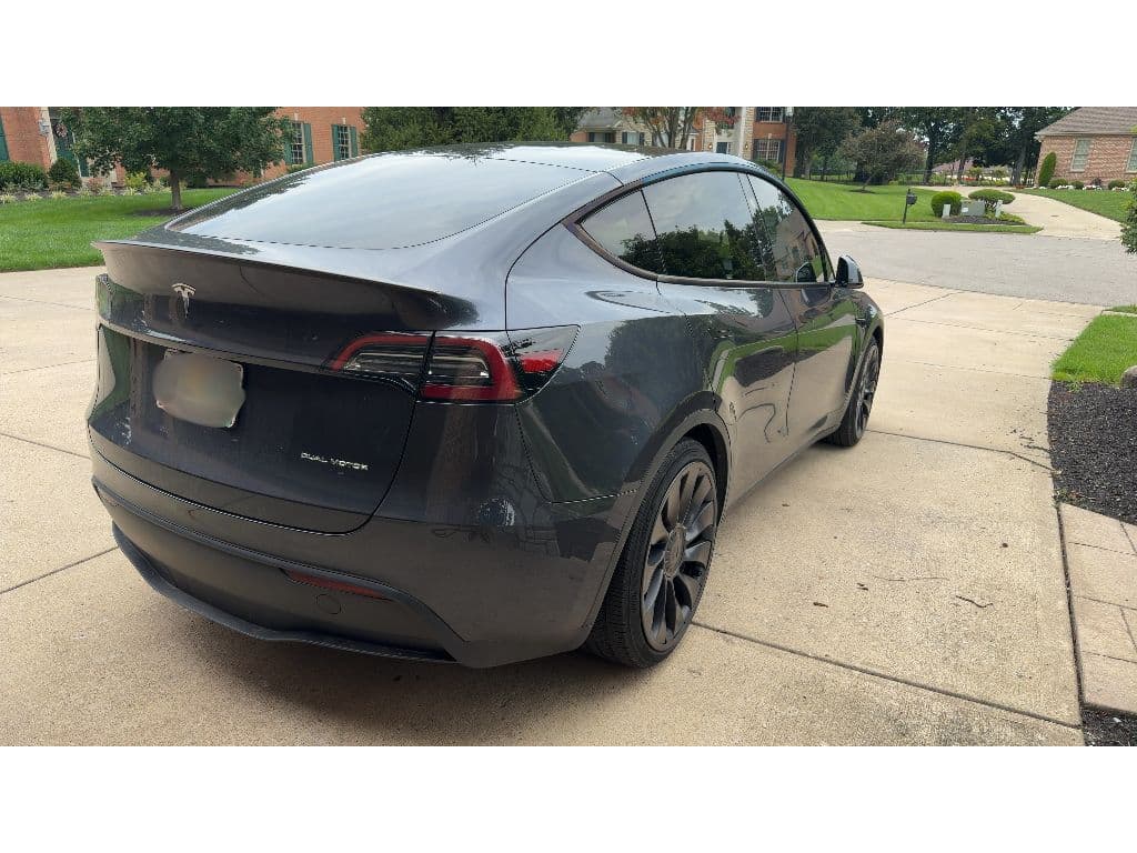 2025 Tesla Model Y view 2