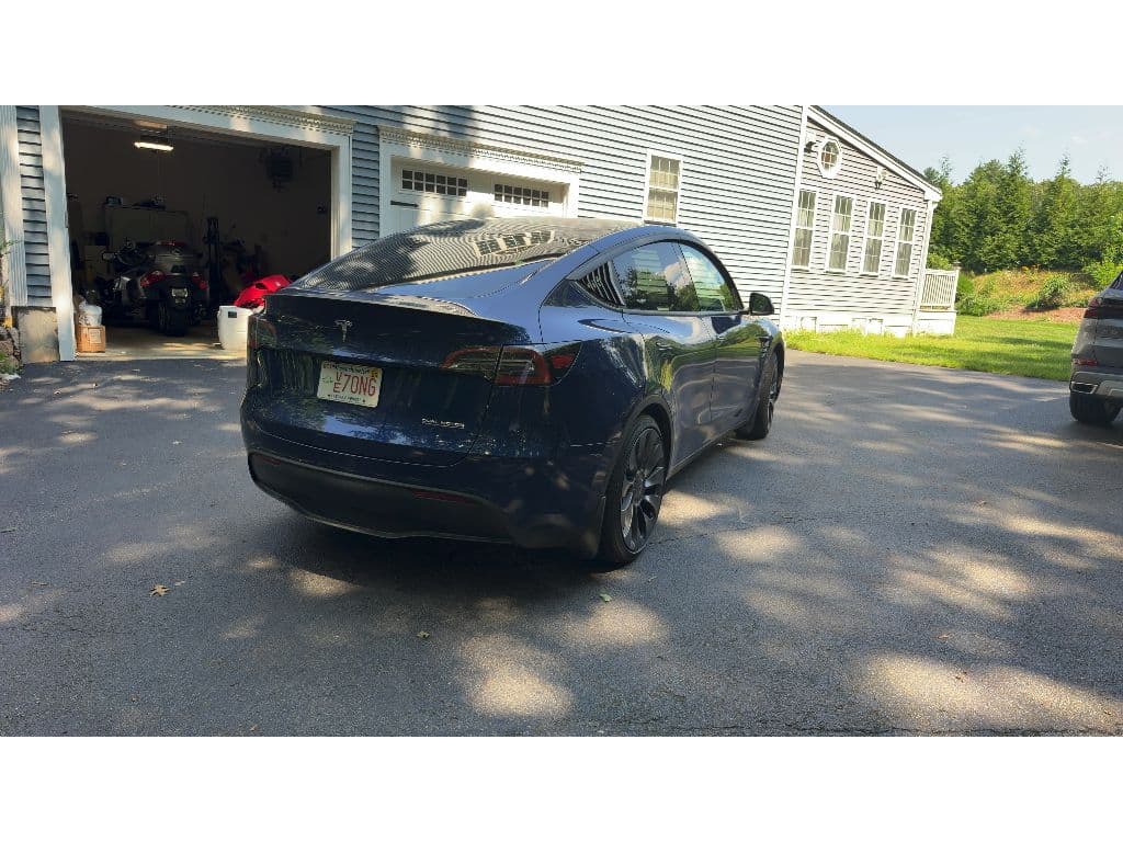 2025 Tesla Model Y view 3