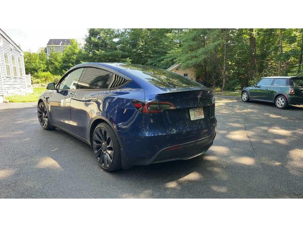 2025 Tesla Model Y view 4