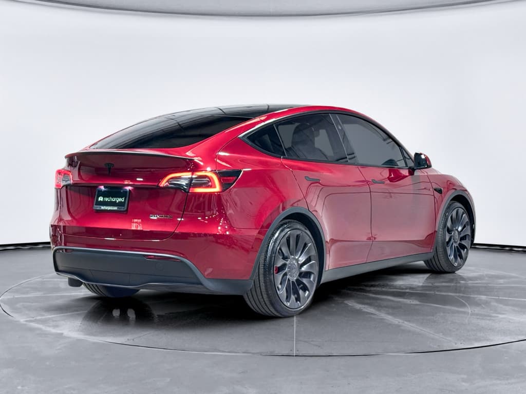 2025 Tesla Model Y view 3