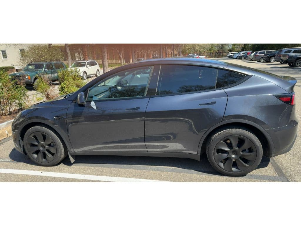 2025 Tesla Model Y view 2